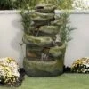 Wholesale ⭐ Alpine Corporation 47" Resin Mossy Cascading Rock Fountain and LED Lights Gray ✔️ -Garden Decor Shop unnamed file 8124