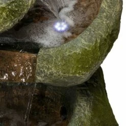 Wholesale ⭐ Alpine Corporation 47" Resin Mossy Cascading Rock Fountain and LED Lights Gray ✔️ -Garden Decor Shop unnamed file 8127
