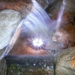 Brand new ⭐ Alpine Corporation 54" Resin 5-Tier Rock Fountain with LED Lights Dark Brown 🛒 -Garden Decor Shop unnamed file 8133