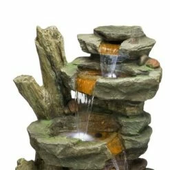 Top 10 ❤️ Cascading Stone Tower Fountain With Cool White LED Lights - Alpine Corporation 🌟 -Garden Decor Shop unnamed file 8138