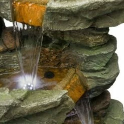 Top 10 ❤️ Cascading Stone Tower Fountain With Cool White LED Lights - Alpine Corporation 🌟 -Garden Decor Shop unnamed file 8139