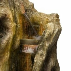 Cheapest 😍 Alpine Corporation 62" Resin Tree Trunk Fountain with LED Lights Taupe 💯 -Garden Decor Shop unnamed file 8145