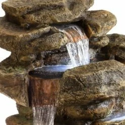 Best reviews of 🧨 Alpine Corporation Alpine 51" Six Tier Rainforest Fountain Gray 🧨 -Garden Decor Shop unnamed file 8159