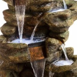 Best reviews of 🧨 Alpine Corporation Alpine 51" Six Tier Rainforest Fountain Gray 🧨 -Garden Decor Shop unnamed file 8160