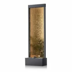 Cheap 🎁 Alpine Corporation 72" Metal Mirror Waterfall Fountain with Stones and Lights Bronze 👍 -Garden Decor Shop unnamed file 8199