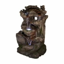 Brand new π Alpine Corporation 40" 6-Tiered Rainforest Waterfall Fountain With LED Lights - Brown 𧨠19 Brand new π Alpine Corporation 40" 6-Tiered Rainforest Waterfall Fountain With LED Lights - Brown 𧨠-Garden Decor Shop unnamed file 8205