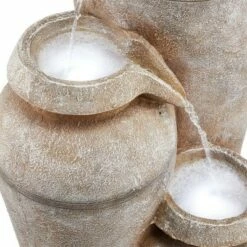 Brand new 😉 Alpine Corporation Alpine 43" Solar Cascading Vase Stone Resin Fountain with LED Lights White 🧨 -Garden Decor Shop unnamed file 8227