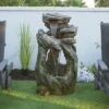 Promo ⌛ Alpine Corporation Alpine 41" Rainforest Fountain with LED Lights Gray 🎁 -Garden Decor Shop unnamed file 8228