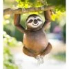 Cheapest 🎁 Wind & Weather Handcrafted Reclaimed Metal Hanging Sloth Decoration 🎉 -Garden Decor Shop unnamed file 824