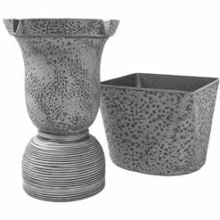 Discount 🤩 11" Indoor/Outdoor Polyresin 4-in-1 Fountain Tower with Planter - Bernini Gray Marble 👏 -Garden Decor Shop unnamed file 8241