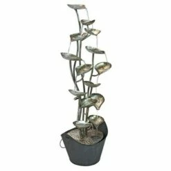 Buy 🔥 Rain Forest Leaves Cascading Metal Fountain - Acorn Hollow ✔️ -Garden Decor Shop unnamed file 8250