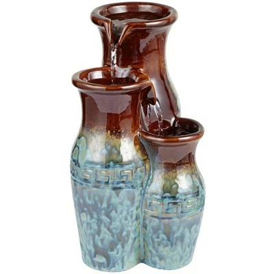 Best Pirce π₯° John Timberland Zen Indoor Tabletop Water Fountain 11 1/2" High Mediterranean Jar Cascading for Table Desk Office Home Bedroom π₯° 6 Best Pirce π₯° John Timberland Zen Indoor Tabletop Water Fountain 11 1/2" High Mediterranean Jar Cascading for Table Desk Office Home Bedroom π₯° - Image 4