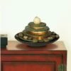 Flash Sale 😀 John Timberland Zen Indoor Tabletop Water Fountain with Light 10" High 4 Tiered Feng Shui Ball for Table Desk Office Home Bedroom 🌟 -Garden Decor Shop unnamed file 8283