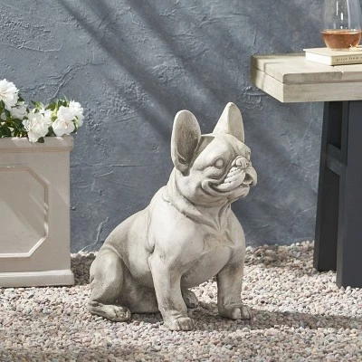 Coupon π 17" Concrete Delamore Outdoor French Bulldog Garden Statue - Rustic White and Green - Christopher Knight Home 𧨠2 Coupon π 17" Concrete Delamore Outdoor French Bulldog Garden Statue - Rustic White and Green - Christopher Knight Home π§¨