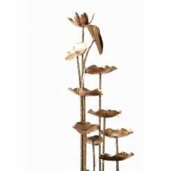 Hot Sale ⌛ HI-LINE GIFT LTD 43" Zinc Metal Gold Lotus Fountain Copper - Hi-Line Gift 🔥 -Garden Decor Shop unnamed file 8328