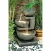 Coupon 😍 24.25" Outdoor Rocca Fountain with Water Pump and LED Light - Alfresco Home LLC 😍 -Garden Decor Shop unnamed file 8364
