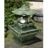 Cheap 👍 HI-LINE GIFT LTD 25.25" Pagoda Lantern Water Fountain with Lights Green - Hi-Line Gift 💯 -Garden Decor Shop unnamed file 8366