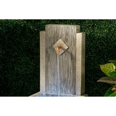 Coupon β 29.25" Indoor/Outdoor Replenish Resin Fountain with Water Pump and LED Light Gray - Alfresco Home LLC 𧨠5 Coupon β 29.25" Indoor/Outdoor Replenish Resin Fountain with Water Pump and LED Light Gray - Alfresco Home LLC 𧨠- Image 3