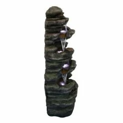 Cheap 👏 Watnature 40" 6-Tier Rock Water Fountain with LED Lights Gray 😉 -Garden Decor Shop unnamed file 8384