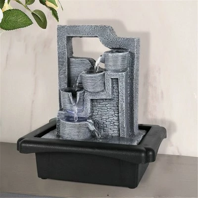 Coupon π 10.6" Indoor Tabletop 4-Tier Water Fountain for Home Office Décor - Watnature β 5 Coupon π 10.6" Indoor Tabletop 4-Tier Water Fountain for Home Office Décor - Watnature β - Image 3