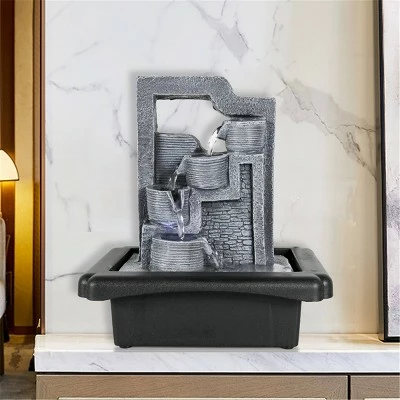 Coupon π 10.6" Indoor Tabletop 4-Tier Water Fountain for Home Office Décor - Watnature β 6 Coupon π 10.6" Indoor Tabletop 4-Tier Water Fountain for Home Office Décor - Watnature β - Image 4
