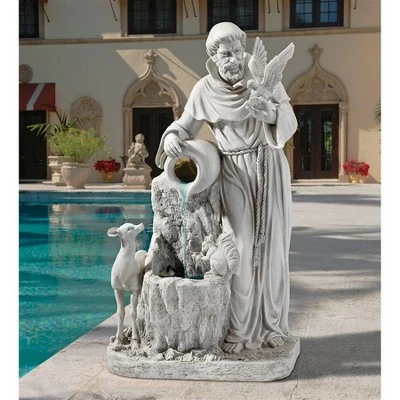 New βοΈ Design Toscano St. Francis' Life-Giving Waters Fountain - Off-White π 3 New βοΈ Design Toscano St. Francis' Life-Giving Waters Fountain - Off-White π