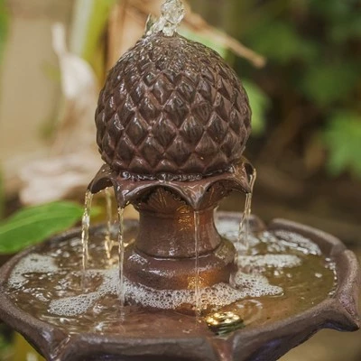 Wholesale π XBrand 29" 2-Tier Freestanding Outdoor Waterfall Fountain Brown π₯ 4 Wholesale π XBrand 29" 2-Tier Freestanding Outdoor Waterfall Fountain Brown π₯ - Image 2