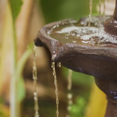 Wholesale π XBrand 29" 2-Tier Freestanding Outdoor Waterfall Fountain Brown π₯ 5 Wholesale π XBrand 29" 2-Tier Freestanding Outdoor Waterfall Fountain Brown π₯ - Image 3