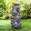 Coupon 🤩 Watnature 40" High Stacked Simulated Rock Cascading Waterfall Fountain with LED Lights Gray 👏 2 Coupon 🤩 Watnature 40" High Stacked Simulated Rock Cascading Waterfall Fountain with LED Lights Gray 👏 -Garden Decor Shop unnamed file 8507