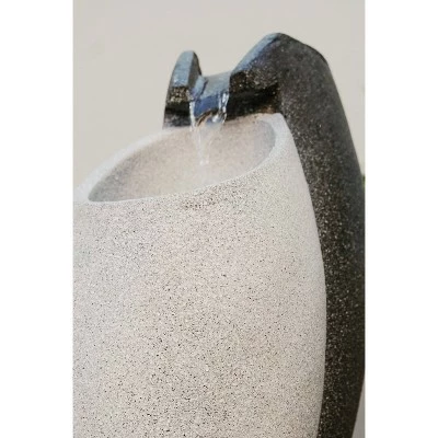Top 10 ⭐ 24.8" Modern Indoor/Outdoor Floor Waterfall Fountain - Gray/Black - XBrand ⭐ 4 Top 10 ⭐ 24.8" Modern Indoor/Outdoor Floor Waterfall Fountain - Gray/Black - XBrand ⭐ - Image 2