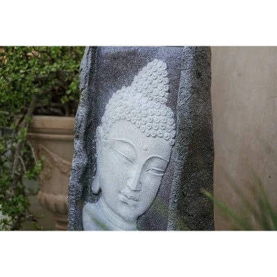 Best deal π 34.65" Buddha Indoor/Outdoor Waterfall Fountain with LED Light - White - XBrand 𧨠6 Best deal π 34.65" Buddha Indoor/Outdoor Waterfall Fountain with LED Light - White - XBrand 𧨠- Image 4
