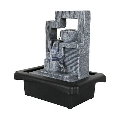 Hot Sale π 10.6" Indoor Water Fountain with LED Lights Gray - Watnature β 7 Hot Sale π 10.6" Indoor Water Fountain with LED Lights Gray - Watnature β - Image 5