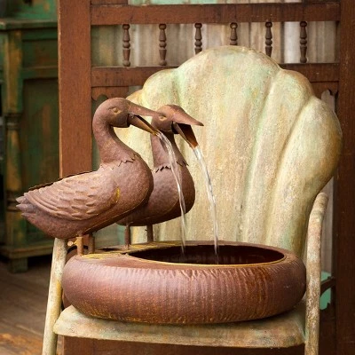 Discount π Park Hill Collection Folk Art Duck Fountain β 3 Discount π Park Hill Collection Folk Art Duck Fountain β