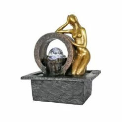 Best reviews of 🔥 10.6" Indoor Tabletop Water Fountain with LED Light and Ball - Watnature 🛒 -Garden Decor Shop unnamed file 8552