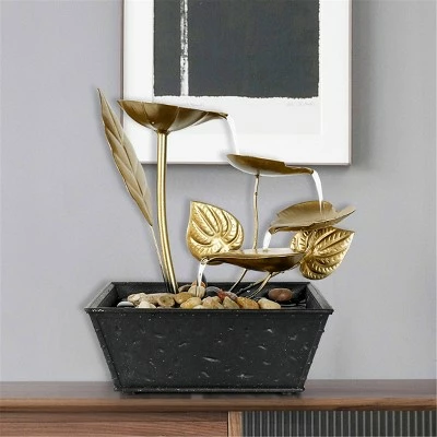 Best Sale βοΈ 9" Indoor Tabletop Lotus Leafe Water Fountain - Watnature π 4 Best Sale βοΈ 9" Indoor Tabletop Lotus Leafe Water Fountain - Watnature π - Image 2
