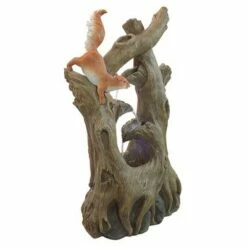 Best Pirce 🤩 Design Toscano Tree Squirrel Cascading Sculptural Fountain - Multicolored 🎁 -Garden Decor Shop unnamed file 8573