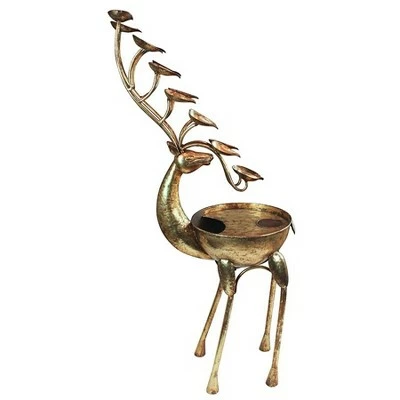 Brand new π₯ Design Toscano Deer Antler Falls Cascading Metal Sculptural Fountain - Gold π 5 Brand new π₯ Design Toscano Deer Antler Falls Cascading Metal Sculptural Fountain - Gold π - Image 4
