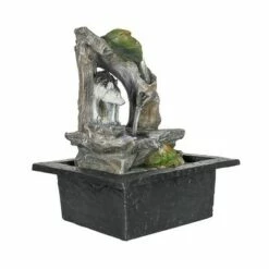 Buy 🔥 10.6" Indoor Tiered Log Wolf Waterfalls for Home - Watnature 🎁 -Garden Decor Shop unnamed file 8611