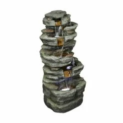 Buy π Watnature 15.3" 6-Tier Rock Water Fountain with LED Lights Gray β€οΈ 16 Buy π Watnature 15.3" 6-Tier Rock Water Fountain with LED Lights Gray β€οΈ -Garden Decor Shop unnamed file 8624