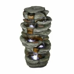 Buy π Watnature 15.3" 6-Tier Rock Water Fountain with LED Lights Gray β€οΈ 17 Buy π Watnature 15.3" 6-Tier Rock Water Fountain with LED Lights Gray β€οΈ -Garden Decor Shop unnamed file 8625