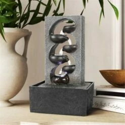 Deals ⭐ 9.5" Indoor Tabletop Mini Home Relaxing Fountain - Watnature 🛒 -Garden Decor Shop unnamed file 8661