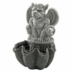Deals 🔥 Design Toscano Cedric The Squirt Gothic Gargoyle Fountain - Gray 👍