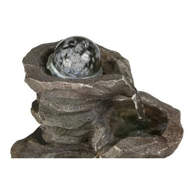Deals π€© Watnature 11.4" 3-Tier Rock Fall Tabletop Zen Fountain with Crystal Ball Accent and LED Light Gray π 9 Deals π€© Watnature 11.4" 3-Tier Rock Fall Tabletop Zen Fountain with Crystal Ball Accent and LED Light Gray π - Image 7