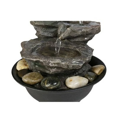 Deals π€© Watnature 11.4" 3-Tier Rock Fall Tabletop Zen Fountain with Crystal Ball Accent and LED Light Gray π 10 Deals π€© Watnature 11.4" 3-Tier Rock Fall Tabletop Zen Fountain with Crystal Ball Accent and LED Light Gray π - Image 8