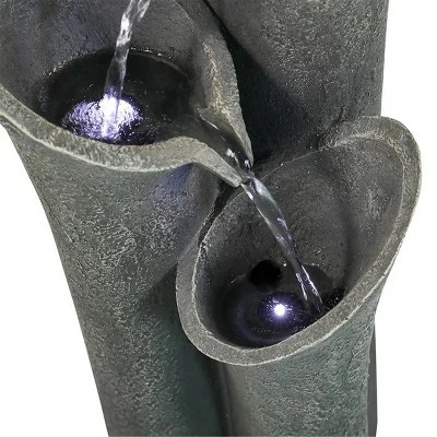 Best deal π Watnature 33.4" 4-Tier Cascading Faux Stone Floor Water Fountain with LED Lights Gray π₯ 12 Best deal π Watnature 33.4" 4-Tier Cascading Faux Stone Floor Water Fountain with LED Lights Gray π₯ - Image 10