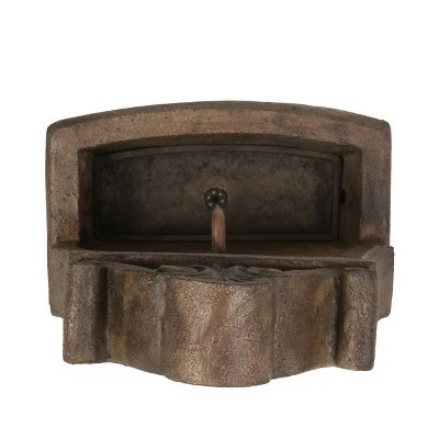 Outlet β¨ Finley Outdoor Single Spout Fountain - Light Brown - Christopher Knight Home π 6 Outlet β¨ Finley Outdoor Single Spout Fountain - Light Brown - Christopher Knight Home π - Image 4