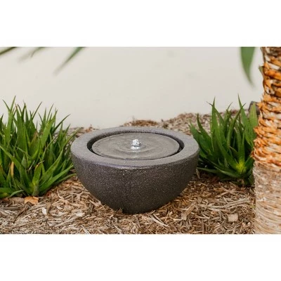 Wholesale π 9.65" Sphere Indoor/Outdoor Water Fountain with LED Light - Gray - XBrand π 6 Wholesale π 9.65" Sphere Indoor/Outdoor Water Fountain with LED Light - Gray - XBrand π - Image 4