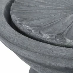 Wholesale 🌟 Gareth Outdoor Flower Bowl Fountain - Light Gray - Christopher Knight Home 🎉 -Garden Decor Shop unnamed file 8750