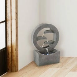 Deals ✨ Nature Spring Round Cascade Decorative Outdoor Fountain With 4-Tiers, Waterfall, and LED Lights - 18.5", Gray ❤️ 8 Deals ✨ Nature Spring Round Cascade Decorative Outdoor Fountain With 4-Tiers, Waterfall, and LED Lights - 18.5", Gray ❤️ -Garden Decor Shop unnamed file 8754