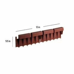 Cheapest π₯ Suncast BBE10TC Interlocking No Dig Border Edging, 12 Inch Section, Brick Design & Resin Construction for Garden, Lawn, & Landscape Edging β